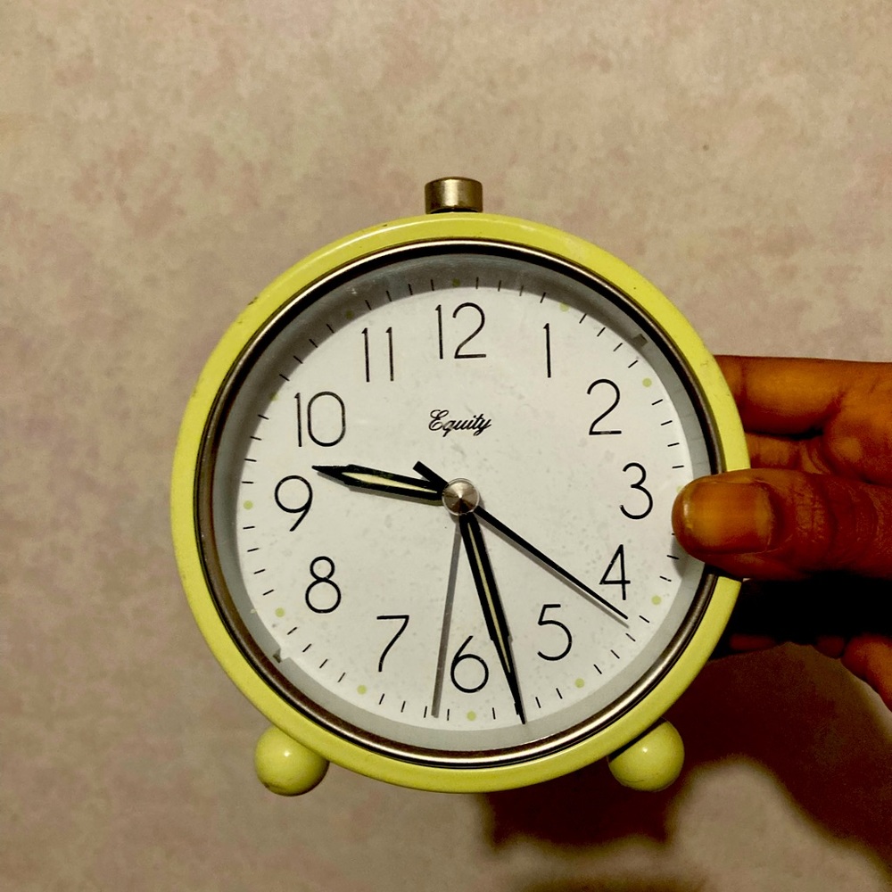 Electric time clock alarm